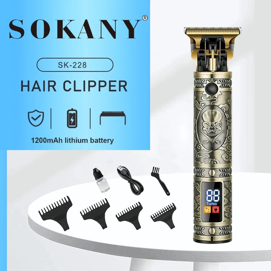 Sokany SK-228 Rechargeable Trimmer Clipper