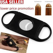 Generic Stainless Steel Cigar Cutter Trimmer - image 3