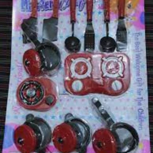 Generic 12 Pcs Kids Kitchen Set Multi Color