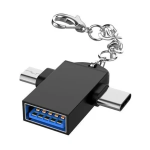 Generic 2 in 1 OTG Adapter USB 3.0 Micro Type-C Converter