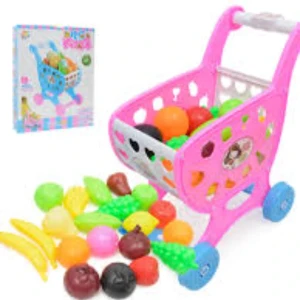 Generic Children's Shopping Cart 40 Pcs Play Set