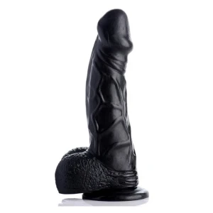 Realistic Soft Dildo with Balls and Suction Cup