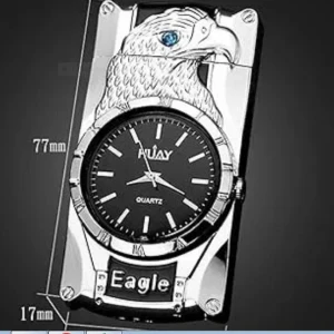 Generic Jet Flame Torch Lighter Windproof Metal Watch