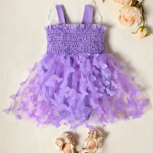 Baby's Elegant Flower Princess Bodysuit High Quality