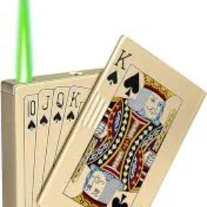 Generic King Design Jet Flame Lighter with Money Check Function