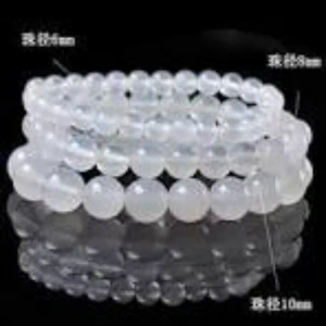 Generic Onyx Gem Bracelet White Stone
