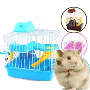 Generic Hamster Cottage Portable Travel Cage