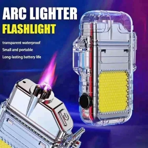 Generic Mini Pocket Flashlight with ARC Lighter
