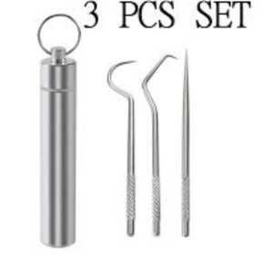OSHIONER Stainless Steel Toothpick Set Portable