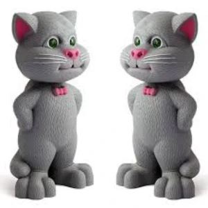 Generic Talking Tom Cat AI Touch & Recording Toy