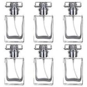 Generic Transparent Black Spray Refillable Perfume Bottle