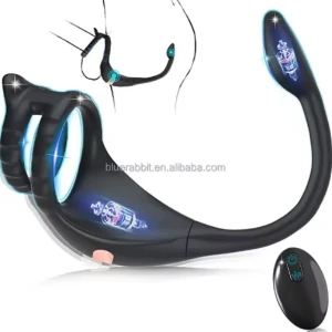 Generic Vibrating Cock Ring Remote Control Anal Butt Plug