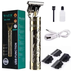 WAER WA-1983 Rechargeable Hair Trimmer Clipper Cutter