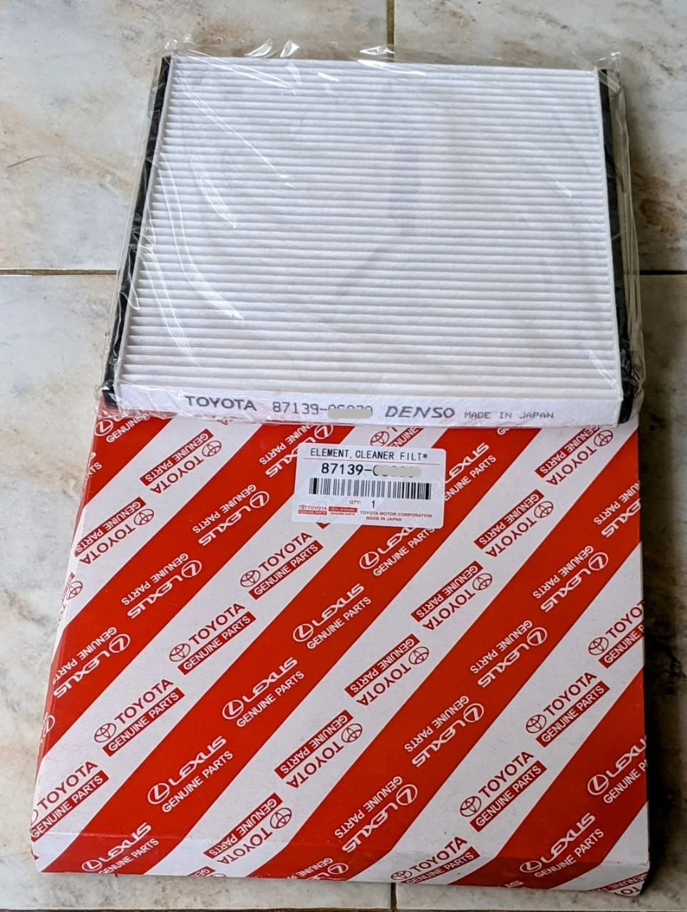 TOYOTA PRIUS 2nd GEN AC CABIN FILTER