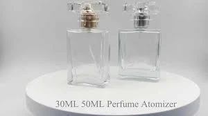 Generic Transparent Black Spray Refillable Perfume Bottle - image 2