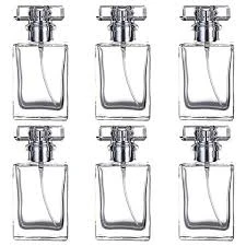 Generic Transparent Black Spray Refillable Perfume Bottle