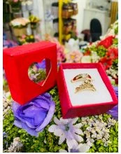 Trendy Classic Stainless Steel Gold Plated Rings - image 2