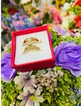 Trendy Classic Stainless Steel Gold Plated Rings
