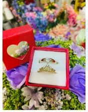 Trendy Classic Stainless Steel Gold Plated Rings - image 3