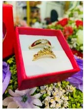 Trendy Classic Stainless Steel Gold Plated Rings - image 4