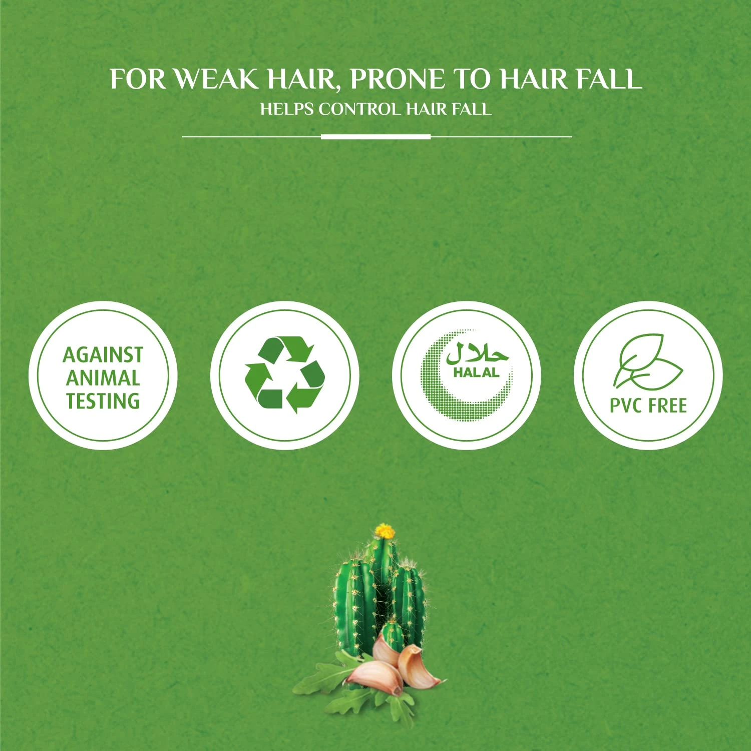 Vatika Cactus & Gergir Shampoo Hair Fall Control - image 2