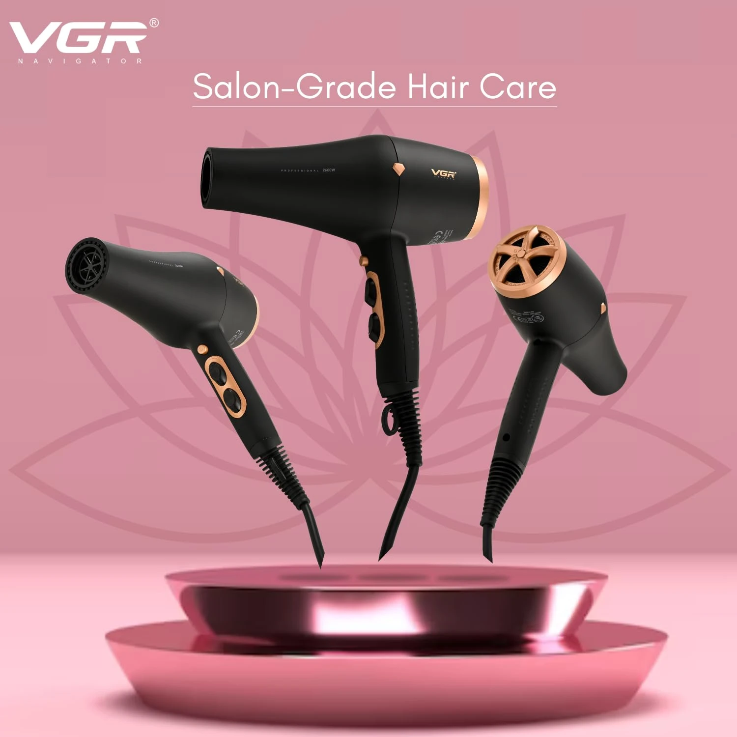 VGR V-462 Professional Hair Dryer 2200-2600W - image 8