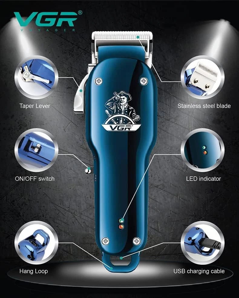 VGR V-679 Rechargeable Hair Trimmer Electric Clipper - image 5