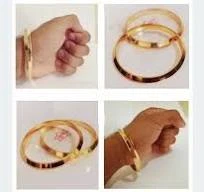 Mondial Bangle Vintage Heavy Gold Unisex