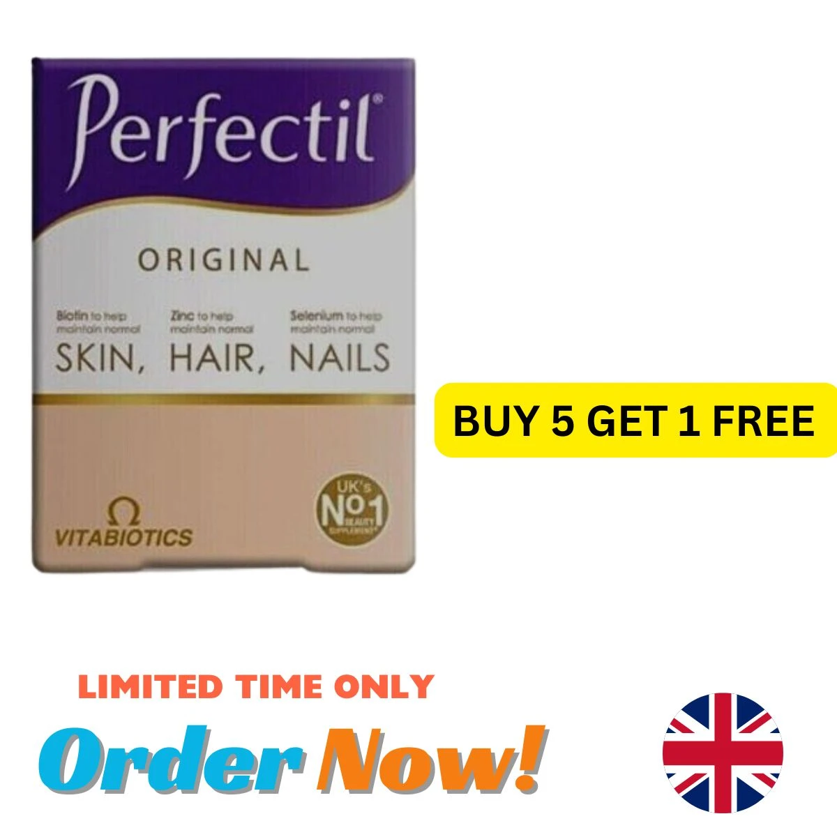 VITABIOTICS Perfectil Original Healthy Skin Hair Nails