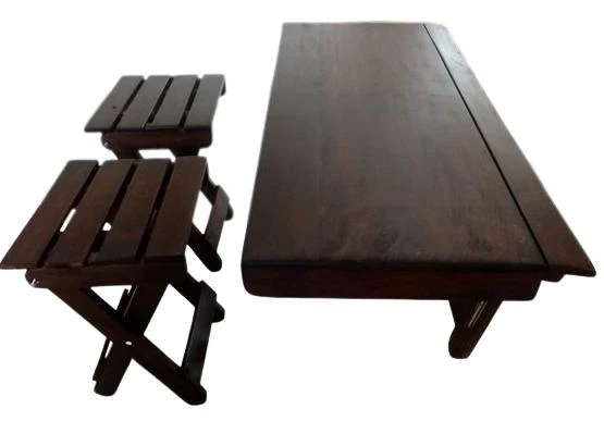 Generic Wall Mounted Folding Wooden Table Rubber Wood - image 5