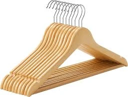 Generic Wooden Clothes Hangers 360 Degree Rotation - image 3
