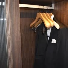 Generic Coat Cloth Hanger with Clips - image 2