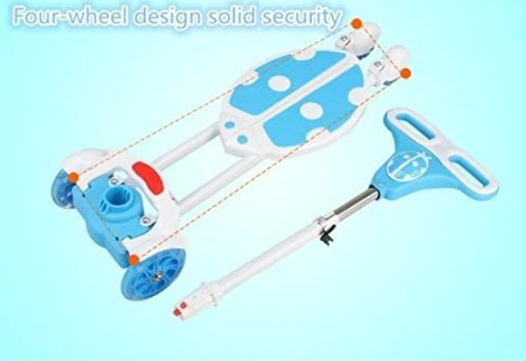 Generic Double Board 4 Wheel Self Propelled Kids Scooter - image 5