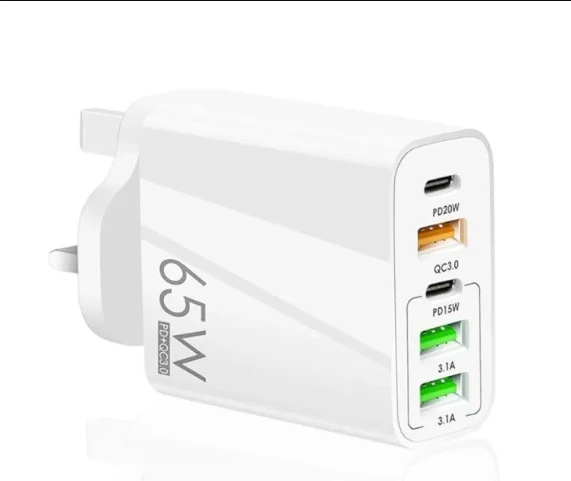 Generic 65W 5-Port USB-C & USB-A Fast Charger