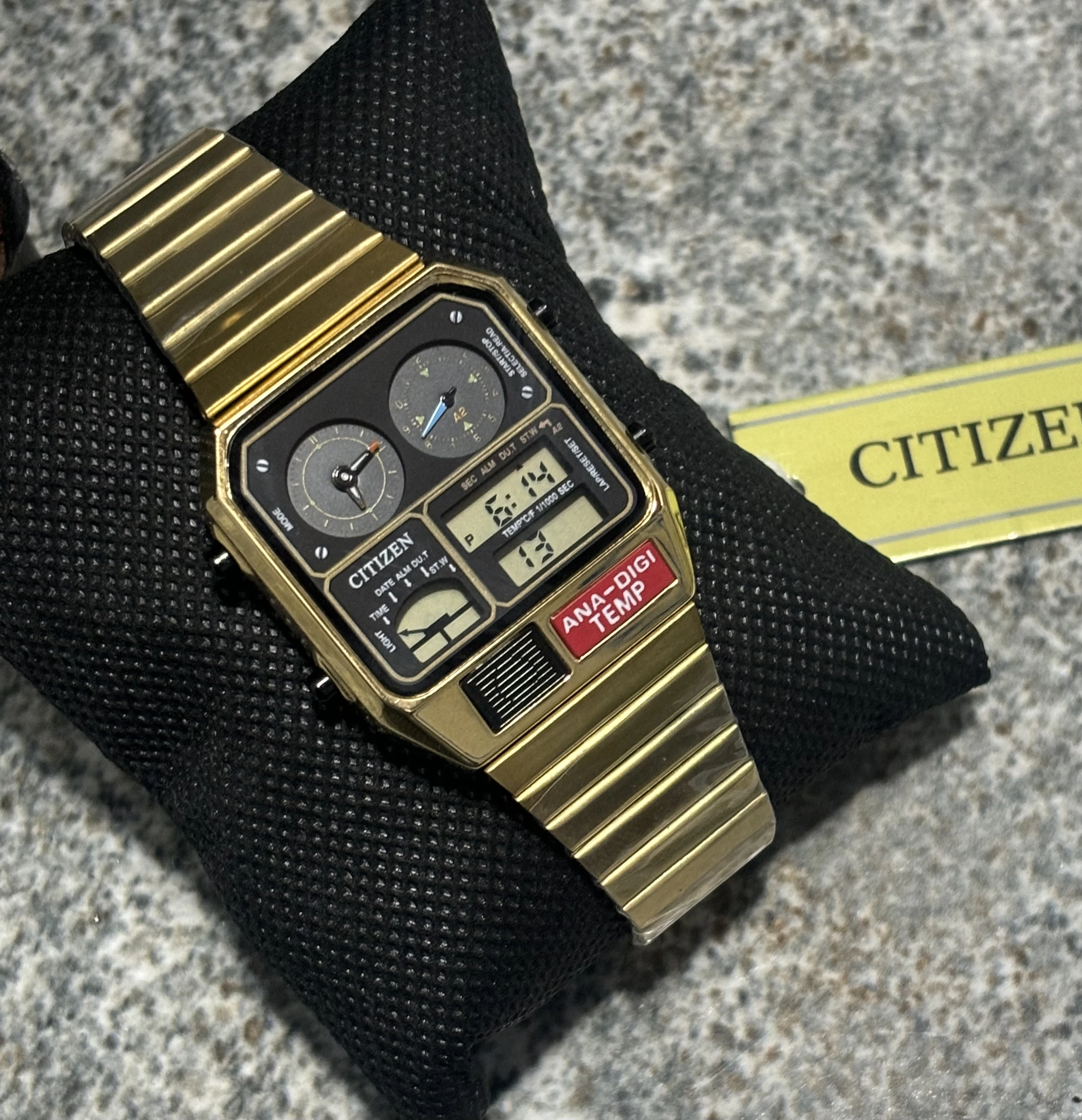 Citizen Ana Digi Temp Gold Men's Watch