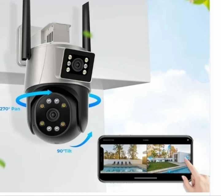 Generic PTZ Outdoor Camera Dual Lens WiFi