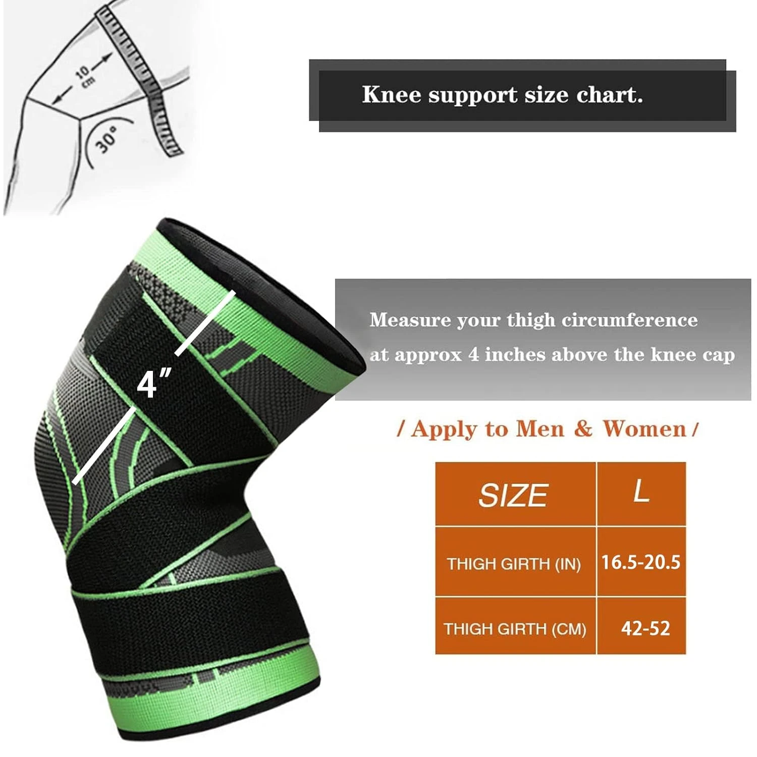 Generic Knee Guard Brace Pain Relieving Support Sleeves - image 4