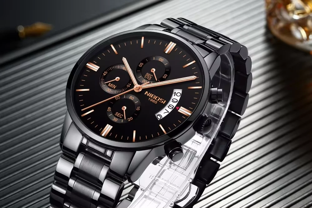 Nibosi 2309 Waterproof Stainless Steel Watch - image 2