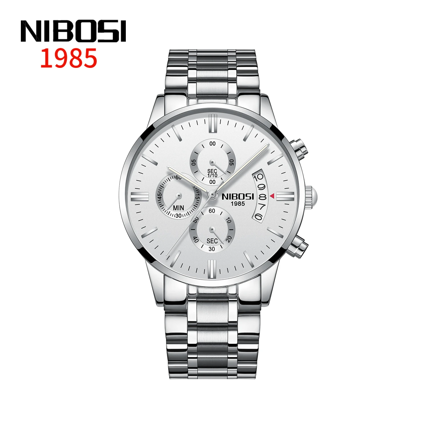 Nibosi 2309 3ATM Waterproof Stainless Steel Watch