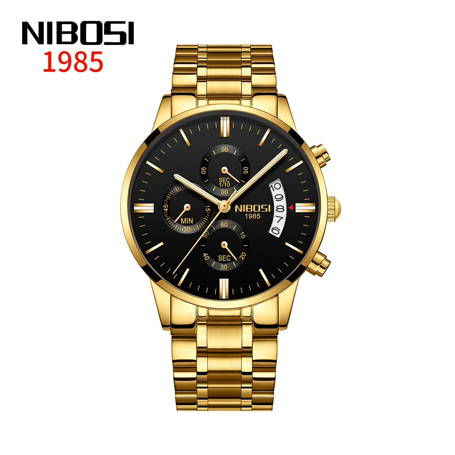 Nibosi 2309 3ATM Waterproof Stainless Steel Watch