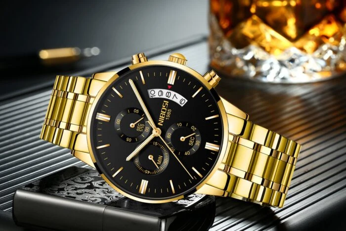 Nibosi 2309 3ATM Waterproof Stainless Steel Watch - image 3