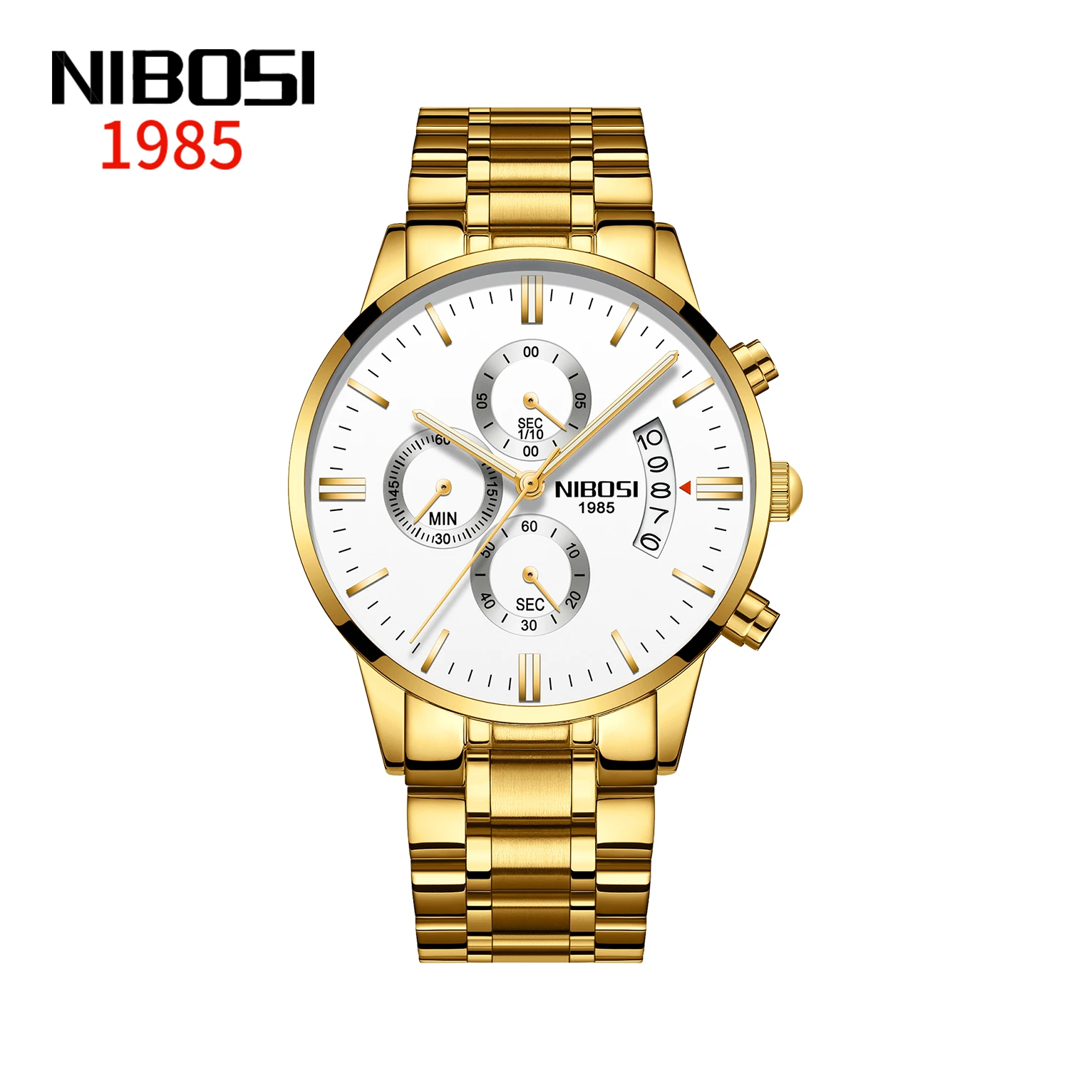 Nibosi 2309 3ATM Waterproof Stainless Steel Watch