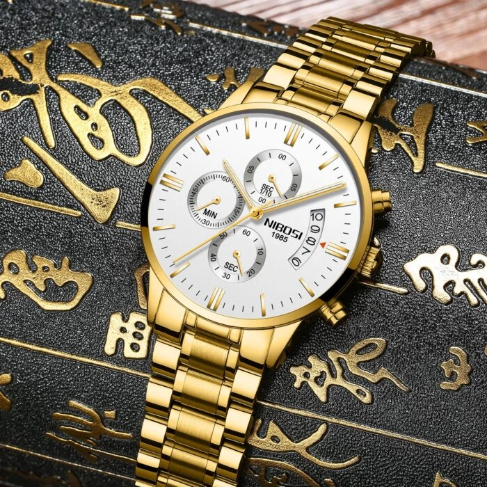 Nibosi 2309 3ATM Waterproof Stainless Steel Watch - image 2