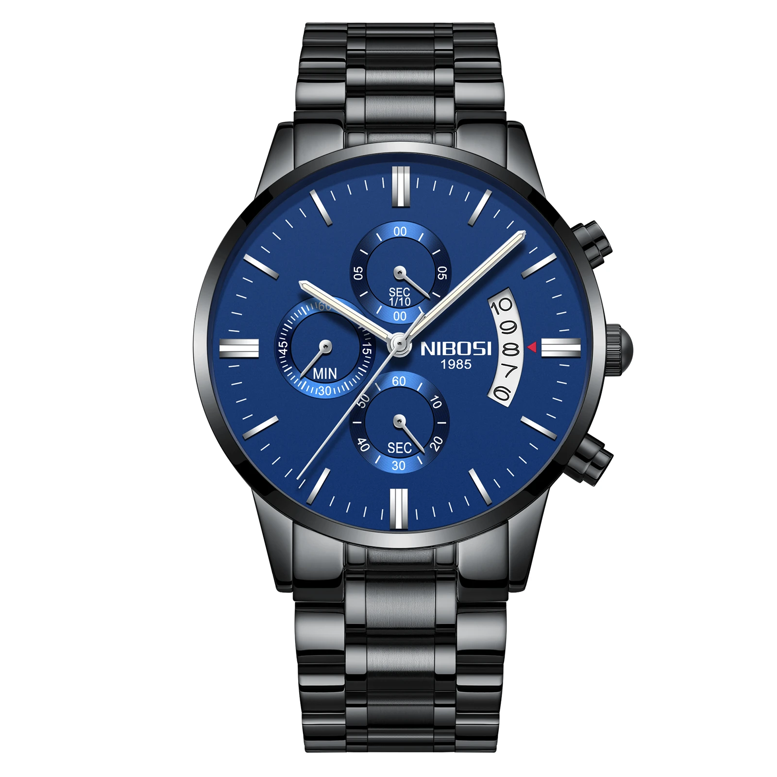Nibosi 2309 Waterproof Stainless Steel Watch