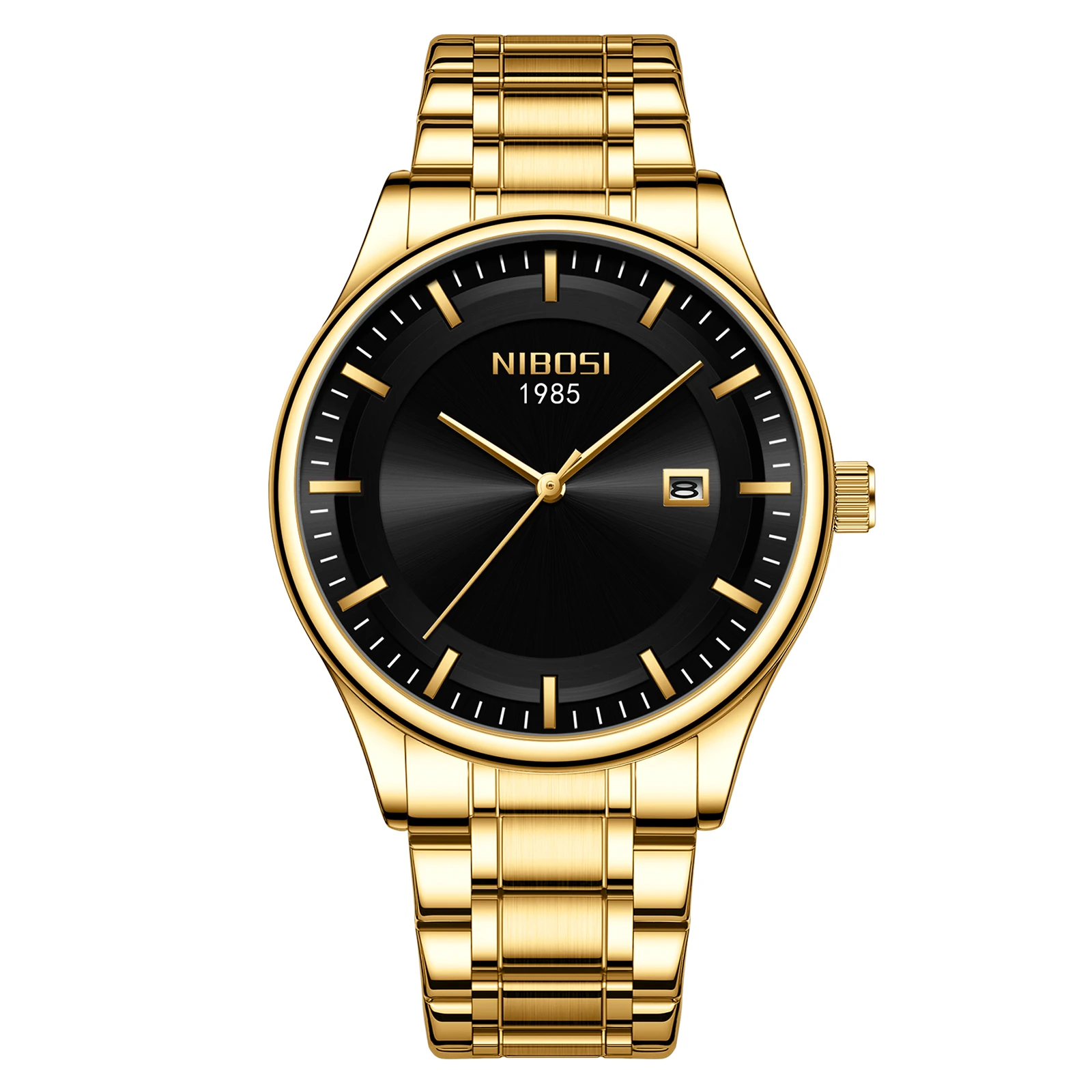 Nibosi 2631 Waterproof Stainless Steel Watch