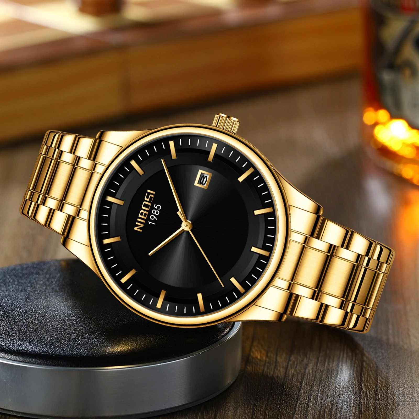 Nibosi 2631 Waterproof Stainless Steel Watch - image 2