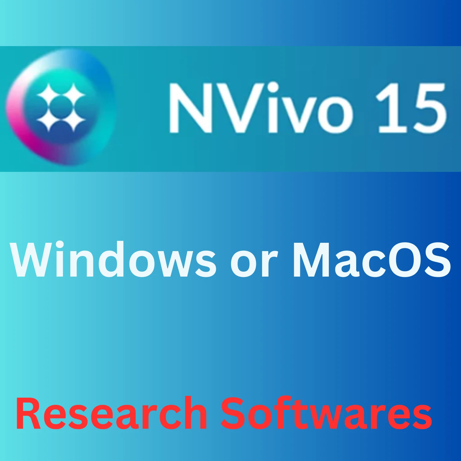 NVIVO 15 Lifetime License for Windows or MacOS