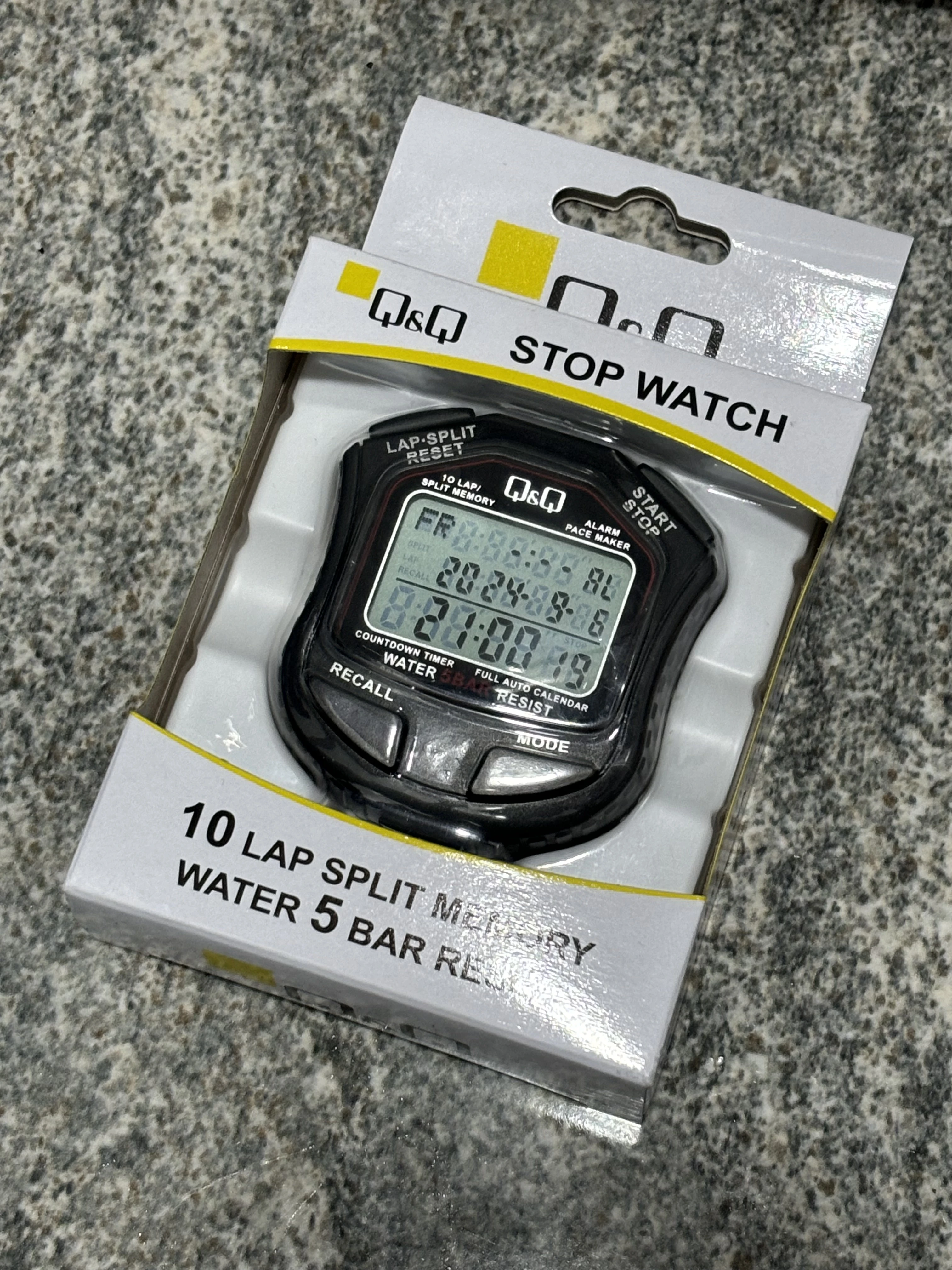 Q&Q 10 Lap Stop Watch