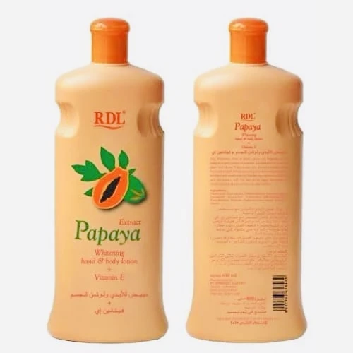 RDL Papaya Whitening Lotion Vitamin E 600ml