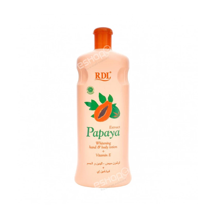 RDL Papaya Whitening Lotion Vitamin E 600ml - image 2